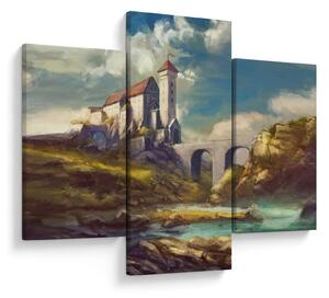 Tablou - Castelul medieval (90x60 cm)