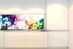 Fototapet pentru bucătărie - detaliu de cerneală în apă 180 x 60 cm