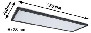 Paulmann Atria Shine panou 3 faze negru 840 58x20