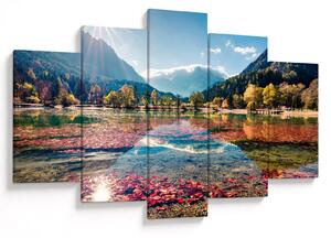 Tablou - Lacul Jasna, Gozd Martuljek, Alpii Iulieni, Slovenia (150x105 cm)