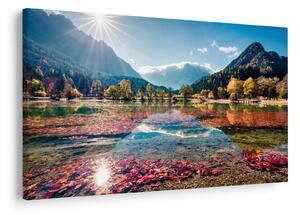 Tablou - Lacul Jasna, Gozd Martuljek, Alpii Iulieni, Slovenia (90x60 cm)