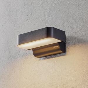 STEINEL L 800 C lumina de perete în aer liber jos antracit, Negru, Metal, Modern