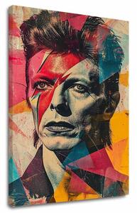David Bowie pictură pe pânză - Rebel cu suflet de artist - 60x90 cm