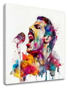 Design decorare pe pânză Iconic rebel Freddie Mercury - 80x80 cm