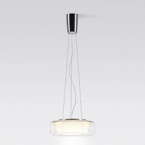 Serien Lighting serien.lighting Curling L Pendant 927 Triac conic conic, reglabil, Transparent, Camera de zi / sufragerie, Sticlă, Modern