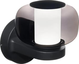 Aplica LED de exterior MALAGA, 12W/230V, IP44, neagră
