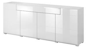 Z0ND0 Comodă Tamie Typ 25 (Alb + Alb lucios). 1030534
