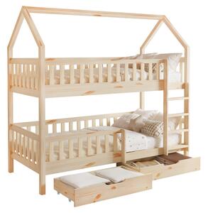 KONDELA Pat supraetajat Montessori, natural, VENITA TYP 2