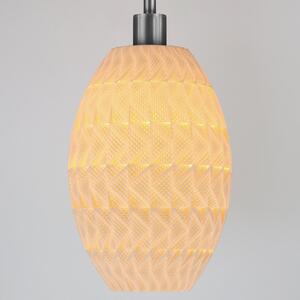 Lampă susp. Fraktal Olive din biomaterial, linen