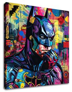 Tablou de perete BATMAN: Icoană grafică | Pânză italiană - 50x50 cm