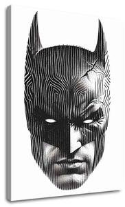 Tablou de perete BATMAN: Cap de justiție | Pânză italiană - 60x90 cm
