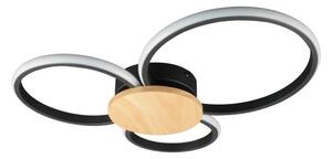 Plafonieră LED SABINA 38W/230V, lemn de cauciuc