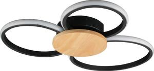 Plafonieră LED SABINA 38W/230V, lemn de cauciuc