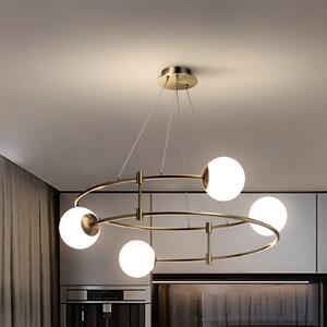 Maytoni Balance lampă susp., 4 becuri, auriu