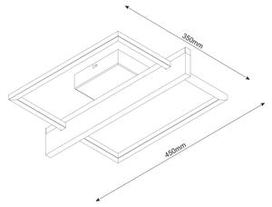 Plafonieră LED LARYSA, 11,5W/230V, 35x45 cm, pin