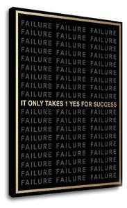 Tablou de perete motivațional despre succes_002 - 20x30 cm