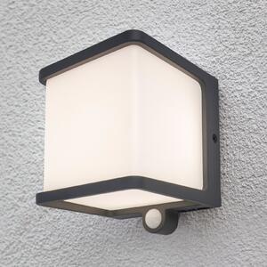 Aplică LED solară Doblo cu senzor, lățime 11cm