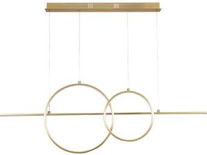 Lustră LED suspendată pe cablu LAURA LED/42W/230V aurie