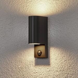 Lindby lampă de perete pentru exterior Palina, senzor, IP44, antracit, IP44