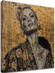 Tablou de perete elegantă a unei femei Încredere în sine - 60x60 cm