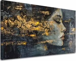 Tablou de perete elegantă a unei femei Străin misterios - 40x60 cm