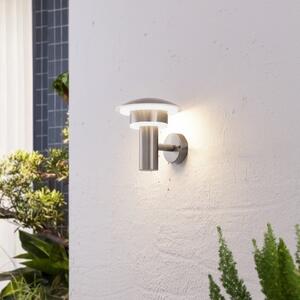 Lindby LED-aparat de iluminat exterior Lillie, înălțime 19 cm, oțel inoxidabil, Metalic, Metal, Modern