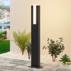 Lucande Bornă luminoasă LED Virgalia, 65 cm, IP65, antracit