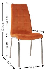 Scaun Living F630 Portocaliu