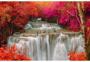 Fototapetă vlies cascada în pădurea tropicală 375 x 250 cm