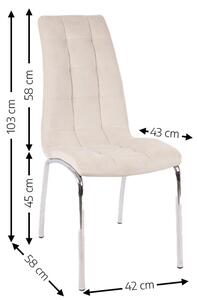 Scaun Living F630 Bej