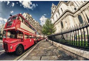 Fototapetă vlies autobuz londonez 375 x 250 cm