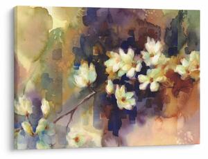 Tablou - Magnolii albe, pictură (70x50 cm)