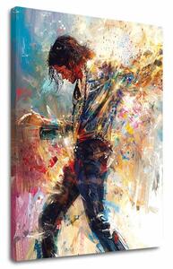 Tablou de perete MICHAEL JACKSON - Energia dansului | finisată de mâna artistului - 60x90 cm