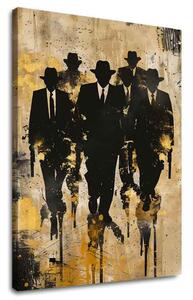 Tablou de perete OUTLAWS IN SHADOWS | finisată de mâna artistului - 60x90 cm