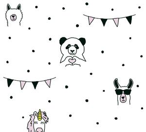 Tapet vlies pentru perete little love 38138-1