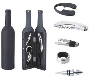 Set Exclusiv 6 Accesorii pentru Vin – Eleganta si Rafinament intr-o Cutie Sticla
