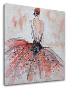 Tablou canvas Femeie 1 parte - 50x50 cm