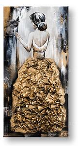 Tablou canvas Femeie 1 parte - 40x80 cm