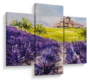 Tablou - Provence, Franța, pictură în ulei (90x60 cm)
