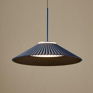 LOOM DESIGN Lampă suspendată LED „Ballerina”, albastru închis, Ø 35 cm, reglabil, Albastru, Camera de zi / sufragerie, Aluminiu, Modern