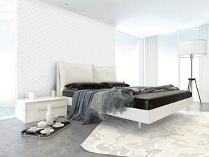 Tapet vlies de lux evantai albe