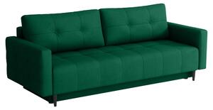 KONDELA Canapea extensibilă, verde, DORY