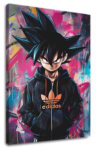 Tablou de perete SAIYAN: Războinic al puterii | Pânză italiană - 60x90 cm