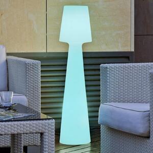 Newgarden Lola LED, baterie reîncărcabilă, înălțime 110 cm, reglabil, Alb, Plastic, Modern