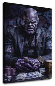 Tablou de perete THANOS: Domnul Infinitului | Pânză italiană - 60x90 cm