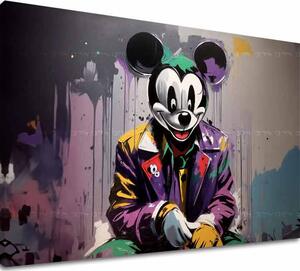 Tablou de perete de pe pânză - Mickey Mouse din Horror - 60x90 cm