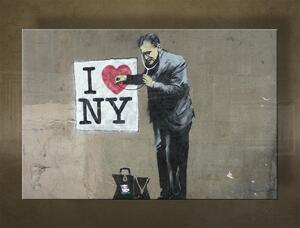 Tablou canvas 1 bucata Street ART - Banksy - 40x60 cm