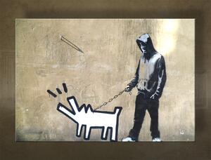 Tablou canvas 1 bucata Street ART - Banksy - 40x60 cm