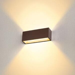 SLV Sitra LED în aer liber sus / jos 30cm rugină, Maro / Rugină, Metal, Modern