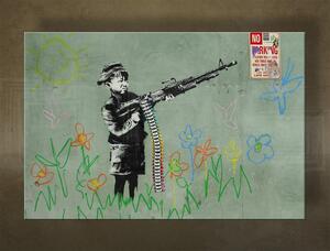 Tablou canvas 1 bucata Street ART - Banksy - 40x60 cm